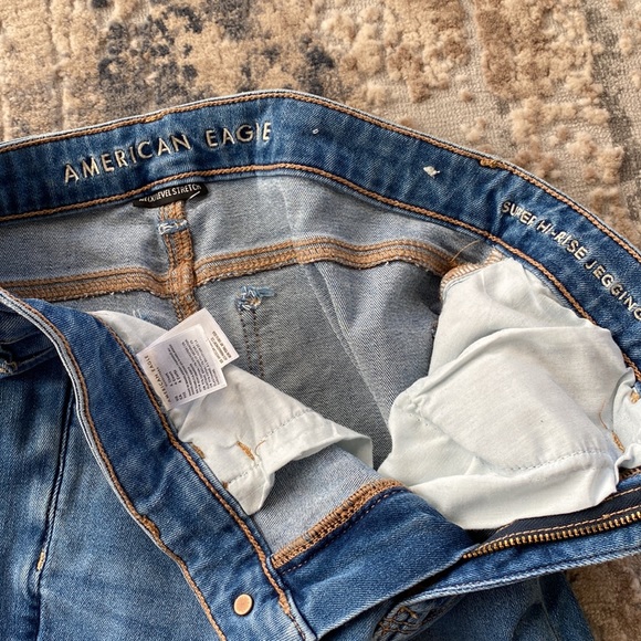 American Eagle Next Level Stretch High Waisted Skinny Jeans - Picture 2 of 5